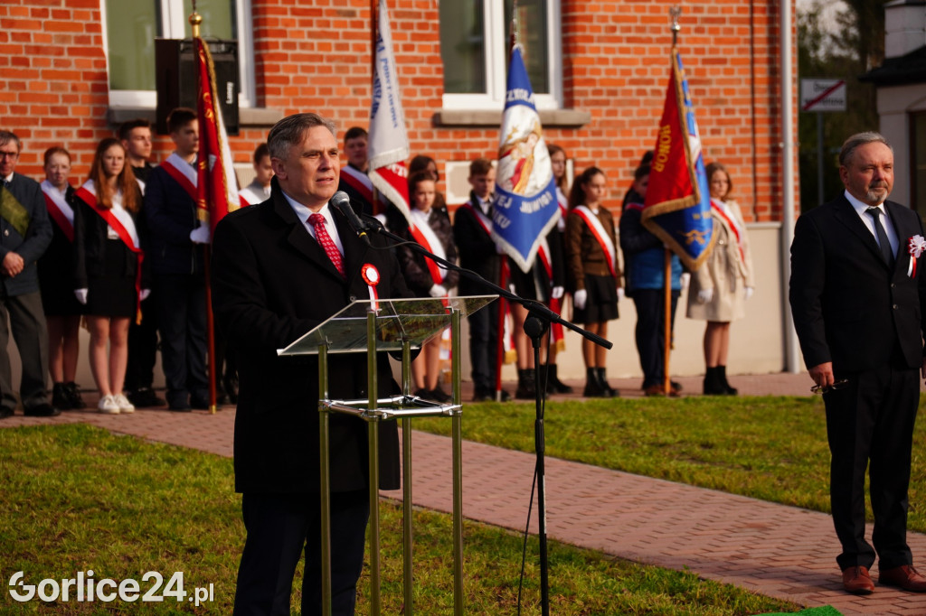 Uroczystości 11 listopada w Łużnej