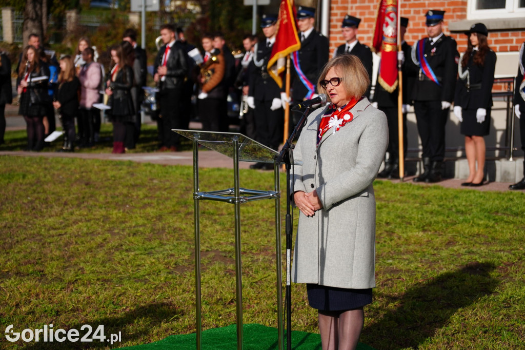 Uroczystości 11 listopada w Łużnej