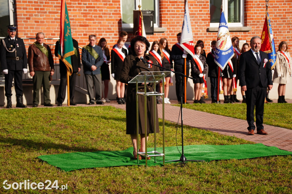 Uroczystości 11 listopada w Łużnej