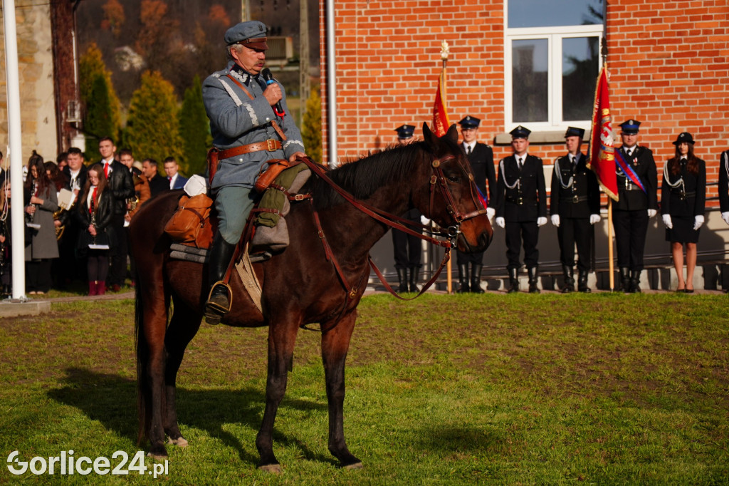 Uroczystości 11 listopada w Łużnej