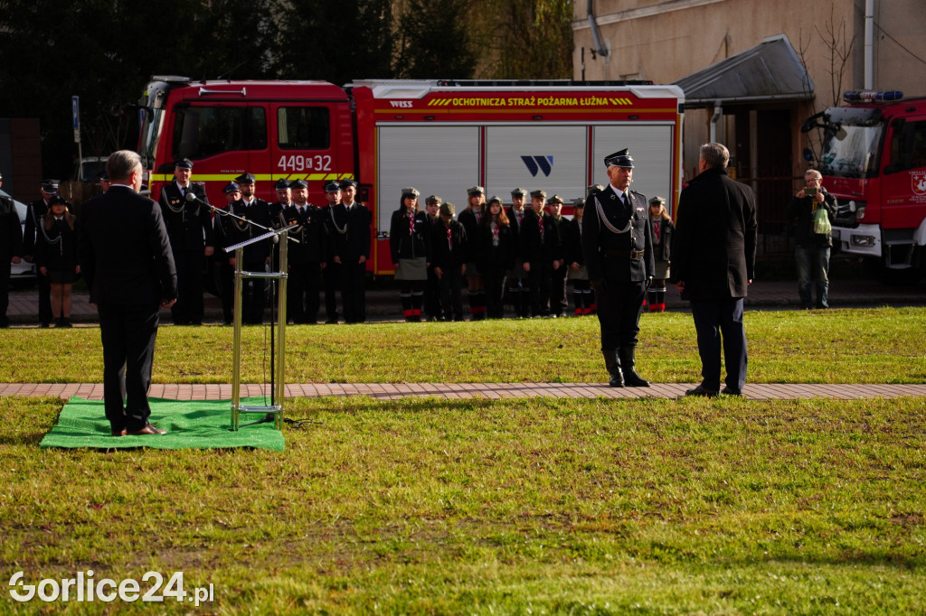 Uroczystości 11 listopada w Łużnej