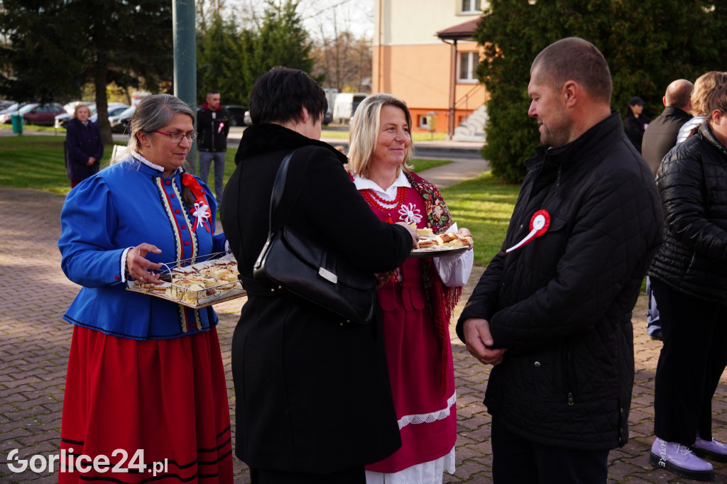 Uroczystości 11 listopada w Łużnej