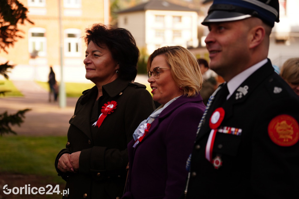 Uroczystości 11 listopada w Łużnej