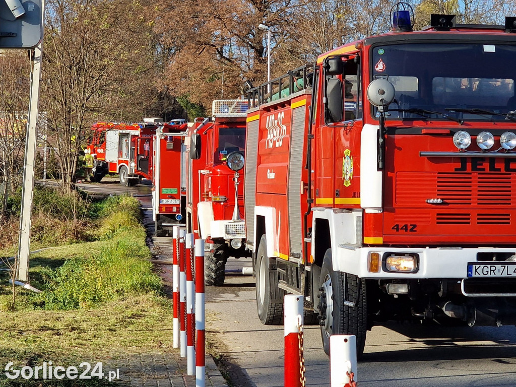 Biecz. Pożar na Przedmieściu Dolnym 12.11.