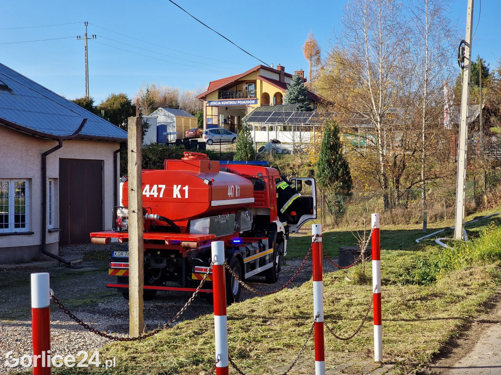 Biecz. Pożar na Przedmieściu Dolnym 12.11.