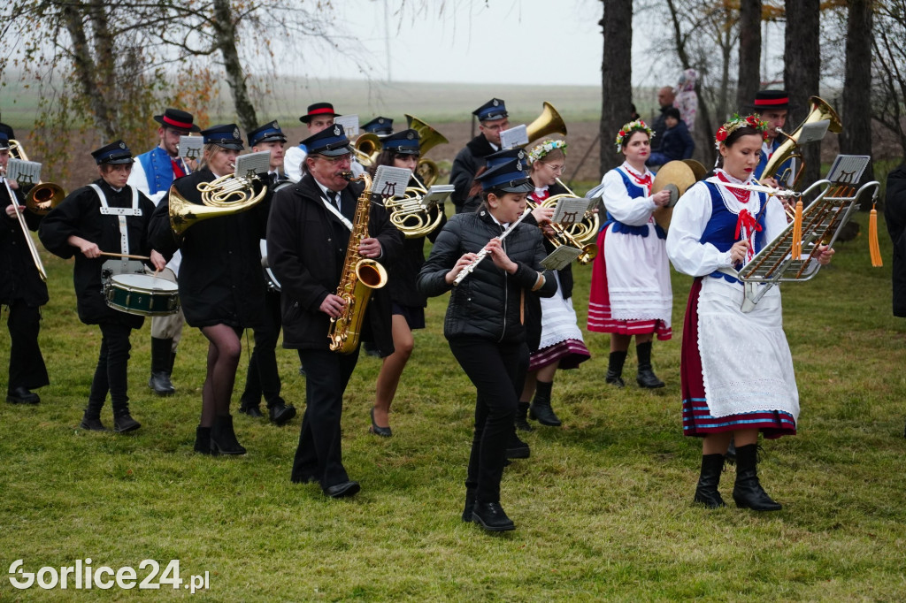 Dominikowice. Na nowym maszcie zawisła flaga