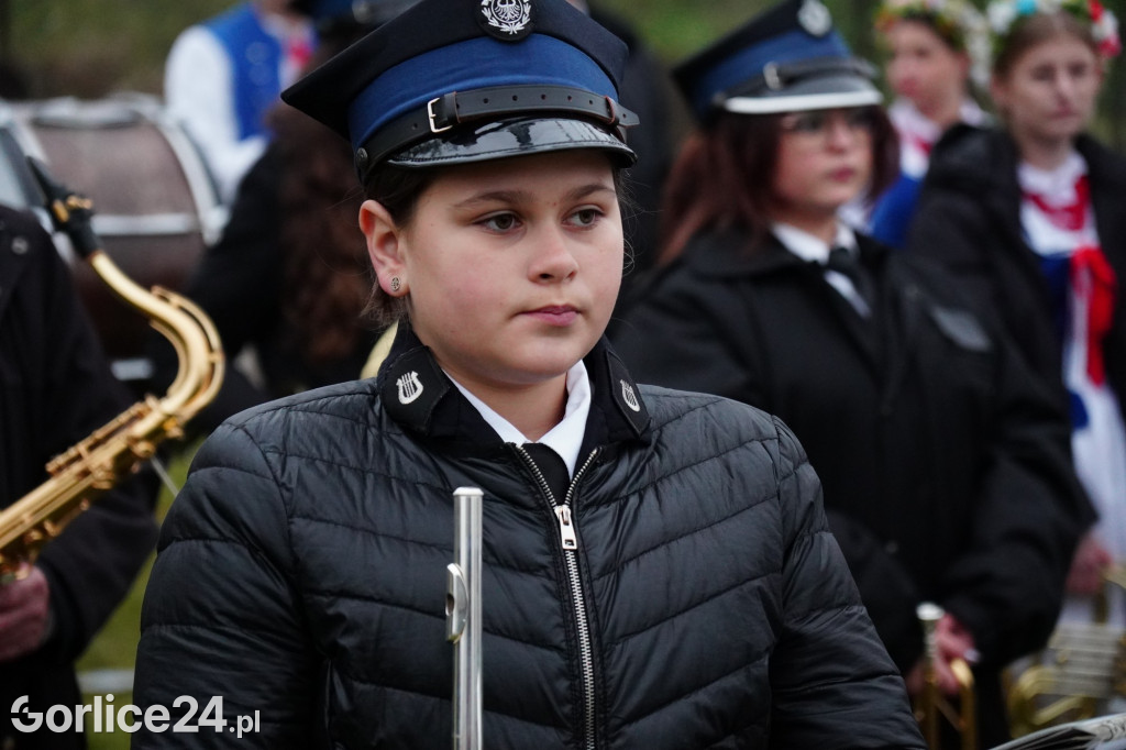 Dominikowice. Na nowym maszcie zawisła flaga