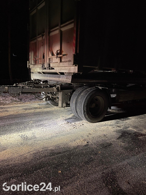 Zablokowana droga między Ropą, a Klimkówką