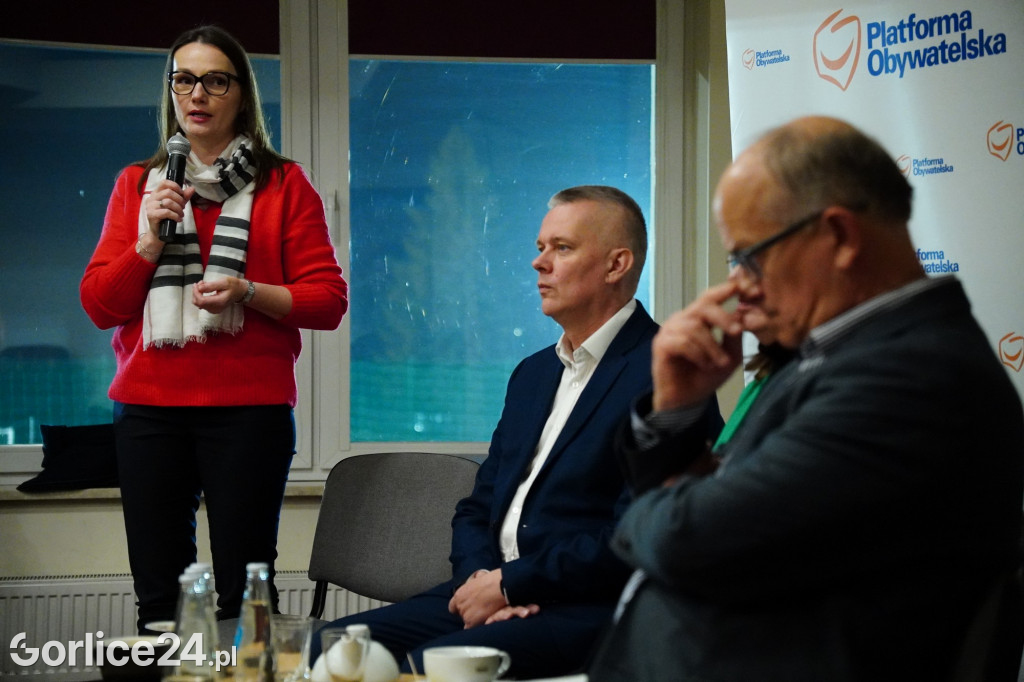 Spotkanie Platformy Obywatelskiej w mieszkańcami
