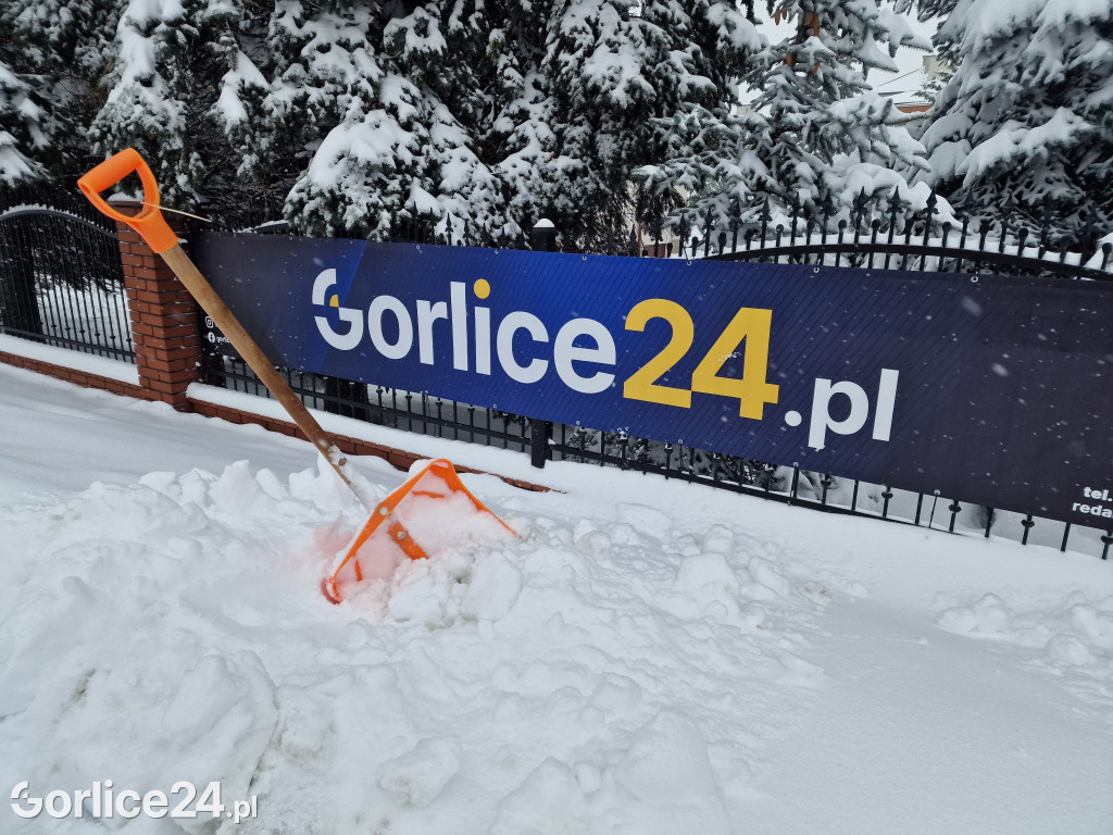 Gorlice zasypane śniegiem (11.12.2022r.)