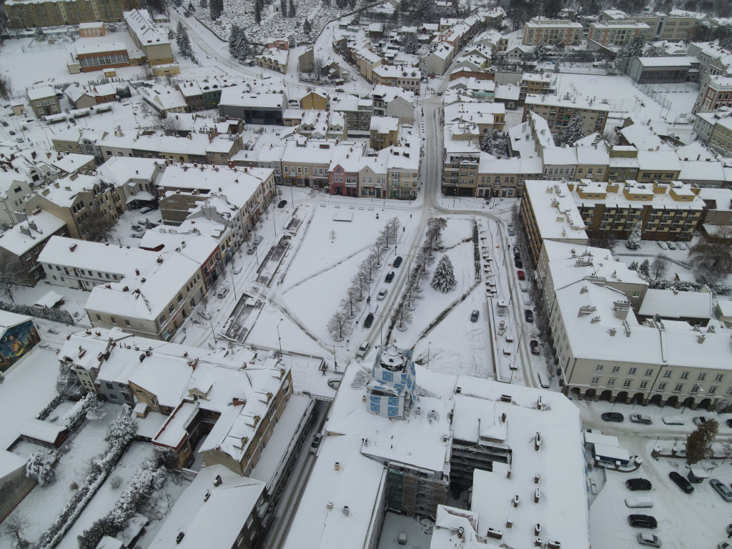 Gorlice zasypane śniegiem (11.12.2022r.)