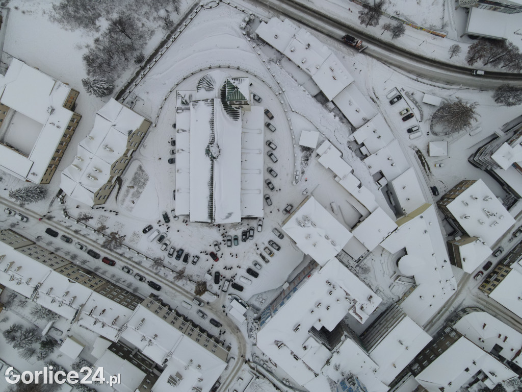 Gorlice zasypane śniegiem (11.12.2022r.)