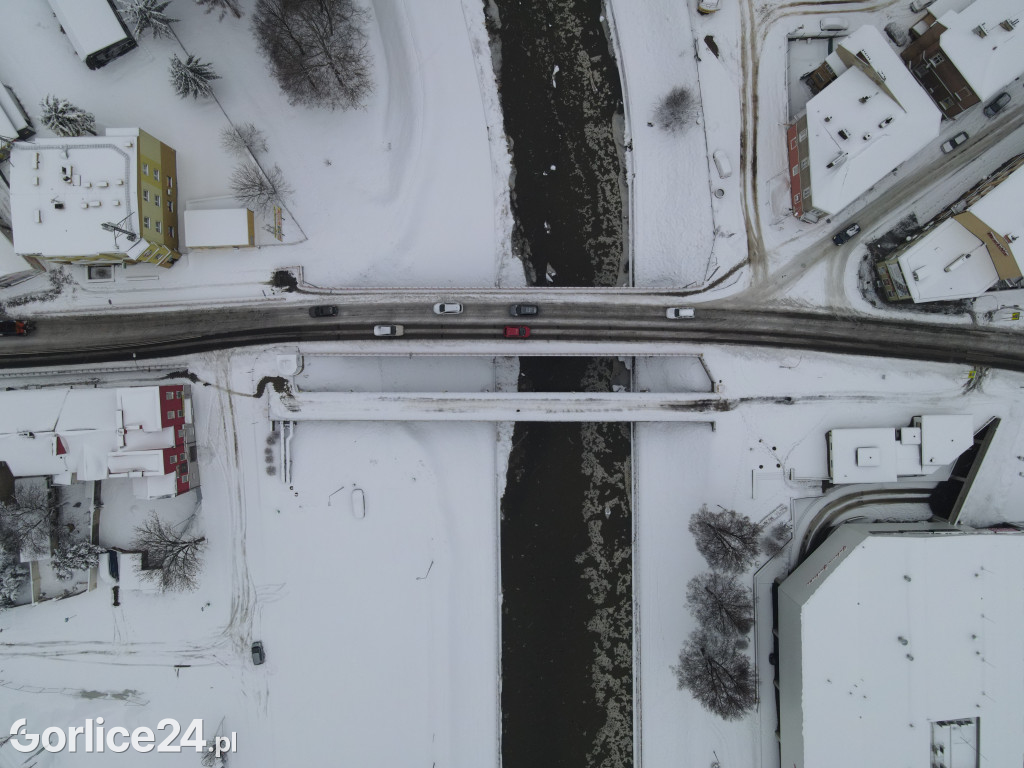 Gorlice zasypane śniegiem (11.12.2022r.)