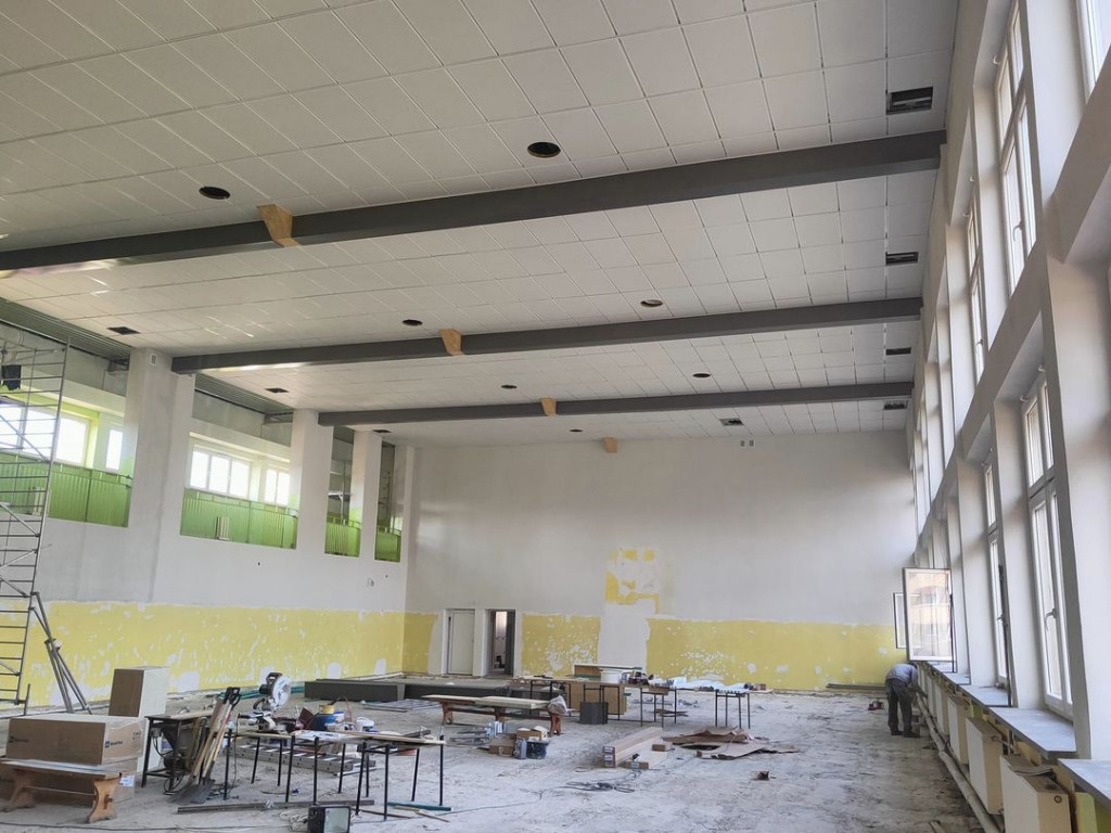 Sala gimnastyczna w Budowlance już po remoncie