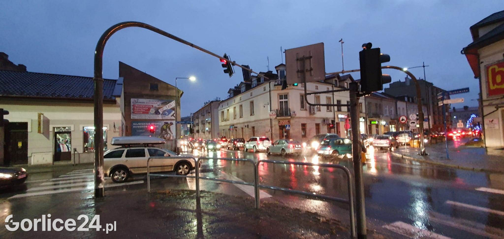 Gorlice, ulica Stawiska. Nowe przejście dla pieszych