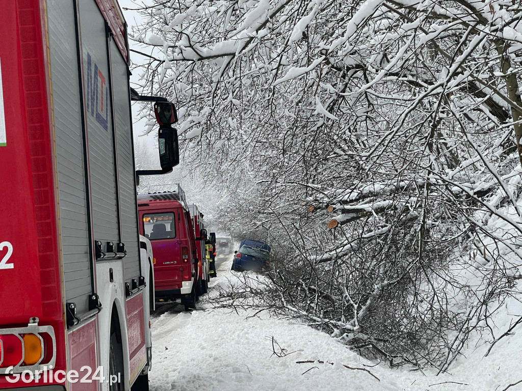 Kolizja w Klimkówce (22.01.)