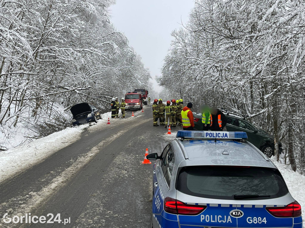 Kolizja w Klimkówce (22.01.)