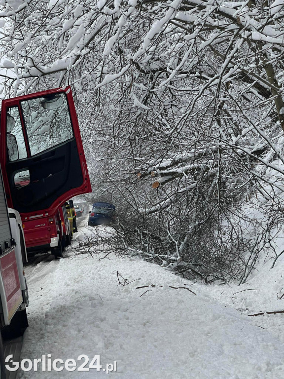 Kolizja w Klimkówce (22.01.)