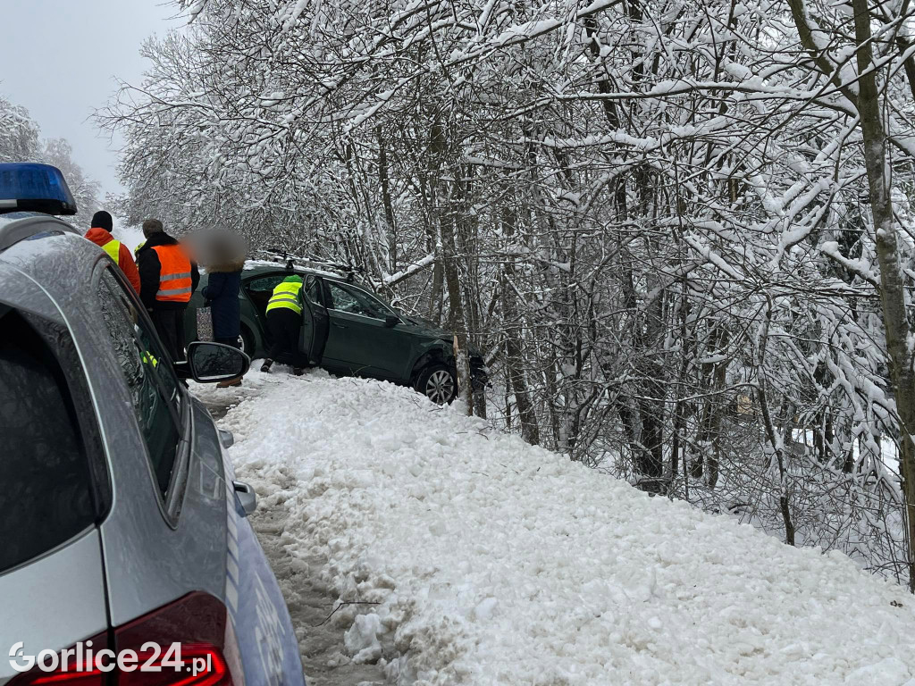 Kolizja w Klimkówce (22.01.)