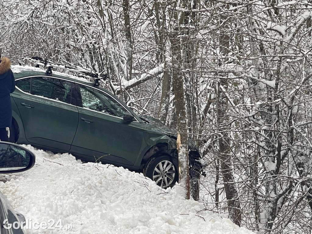 Kolizja w Klimkówce (22.01.)