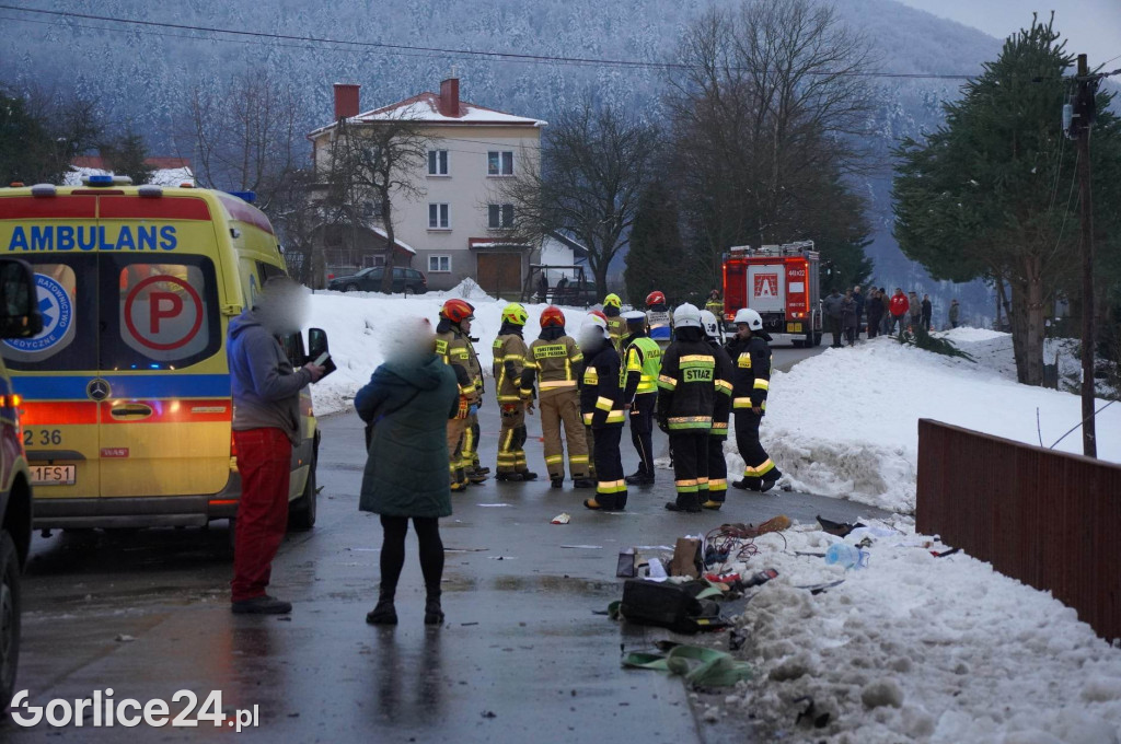 Wypadek w miejscowości Łosie