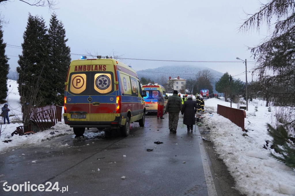 Wypadek w miejscowości Łosie