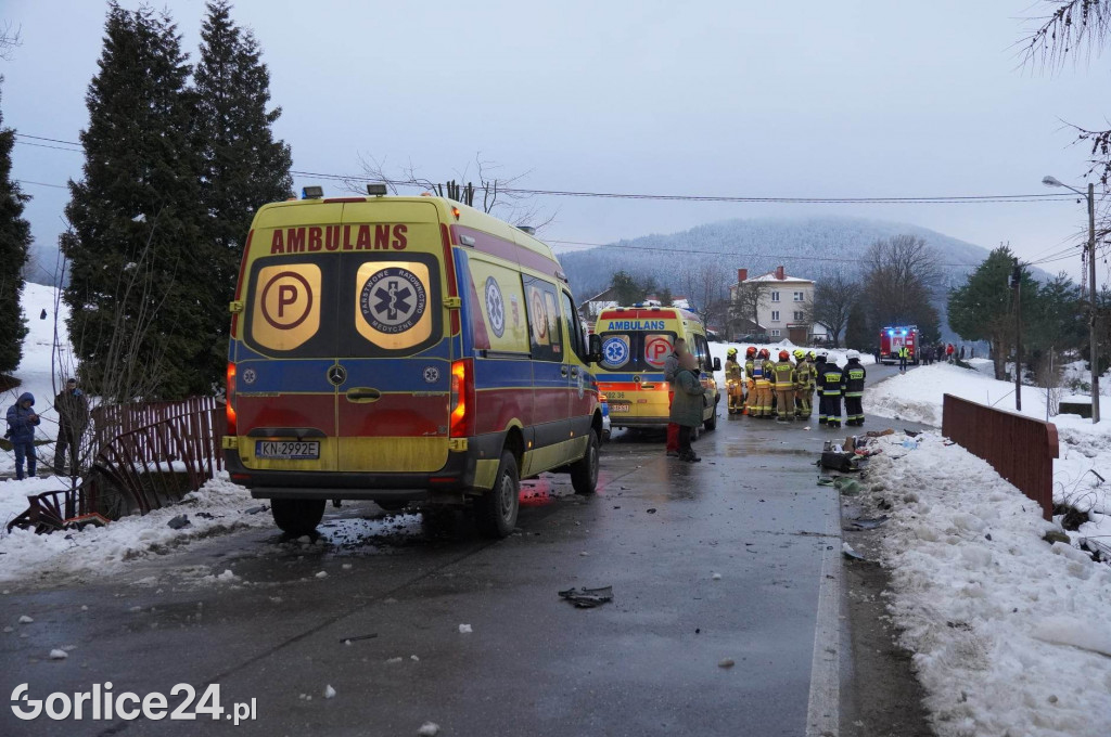 Wypadek w miejscowości Łosie