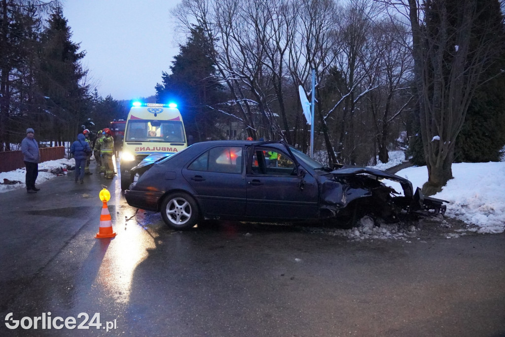 Wypadek w miejscowości Łosie