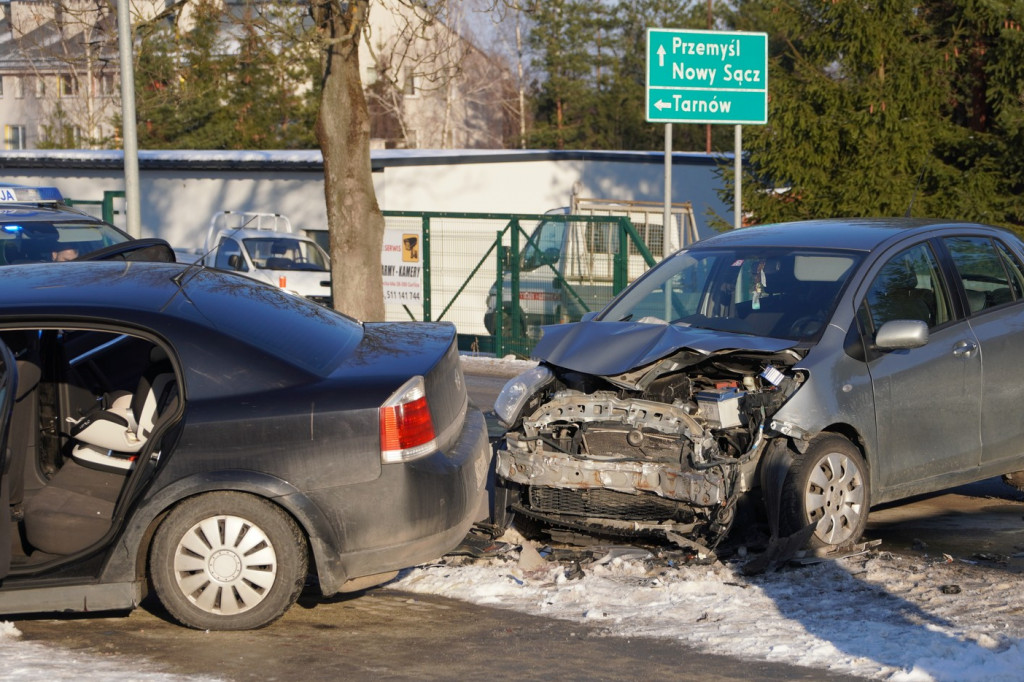 Wypadek na ul. Chopina 08.02.