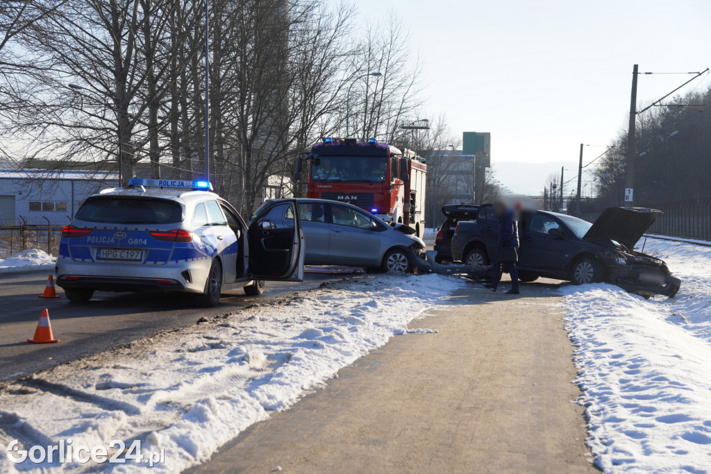 Wypadek na ul. Chopina 08.02.