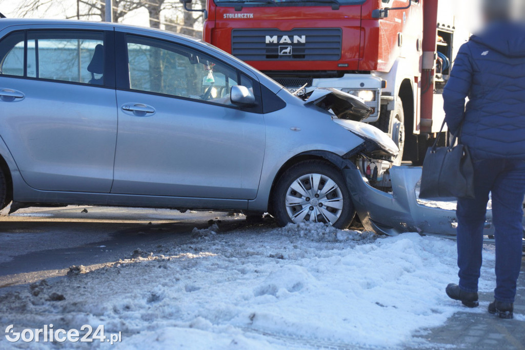 Wypadek na ul. Chopina 08.02.