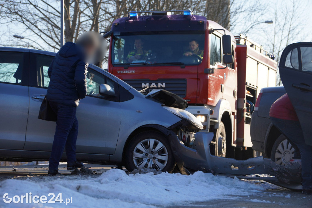 Wypadek na ul. Chopina 08.02.