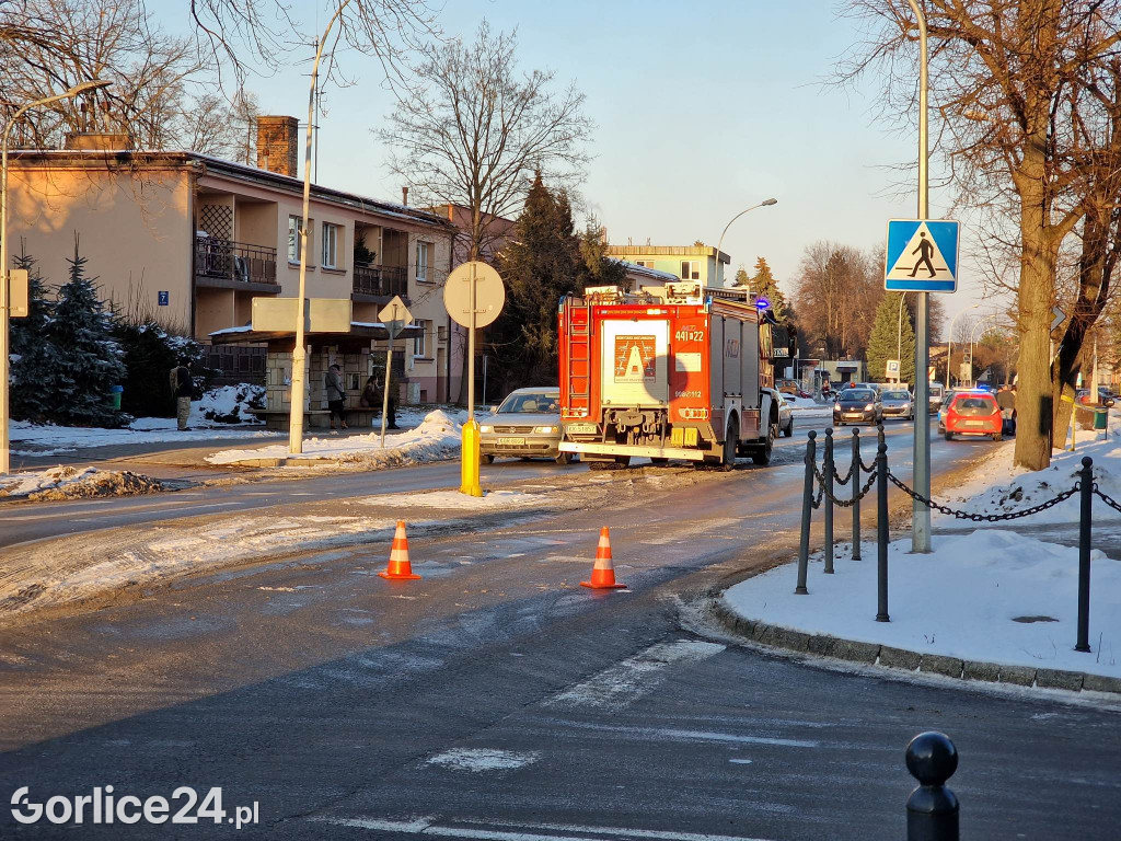 Potrącenie na ul. Bieckiej 08.02