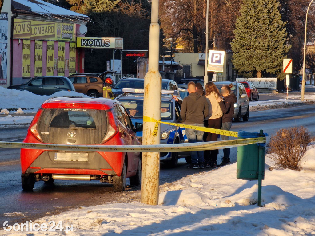 Potrącenie na ul. Bieckiej 08.02