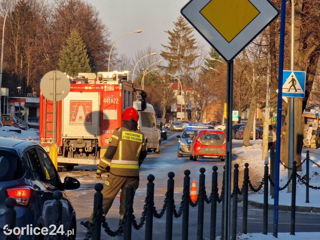 Potrącenie na ul. Bieckiej 08.02