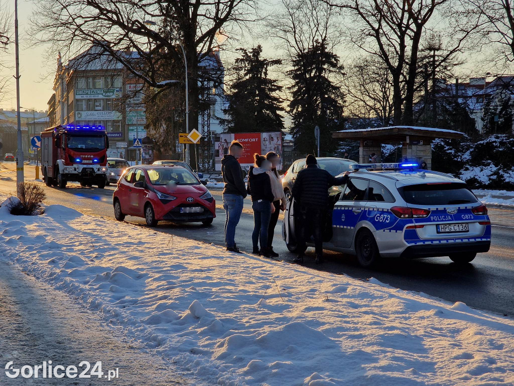 Potrącenie na ul. Bieckiej 08.02