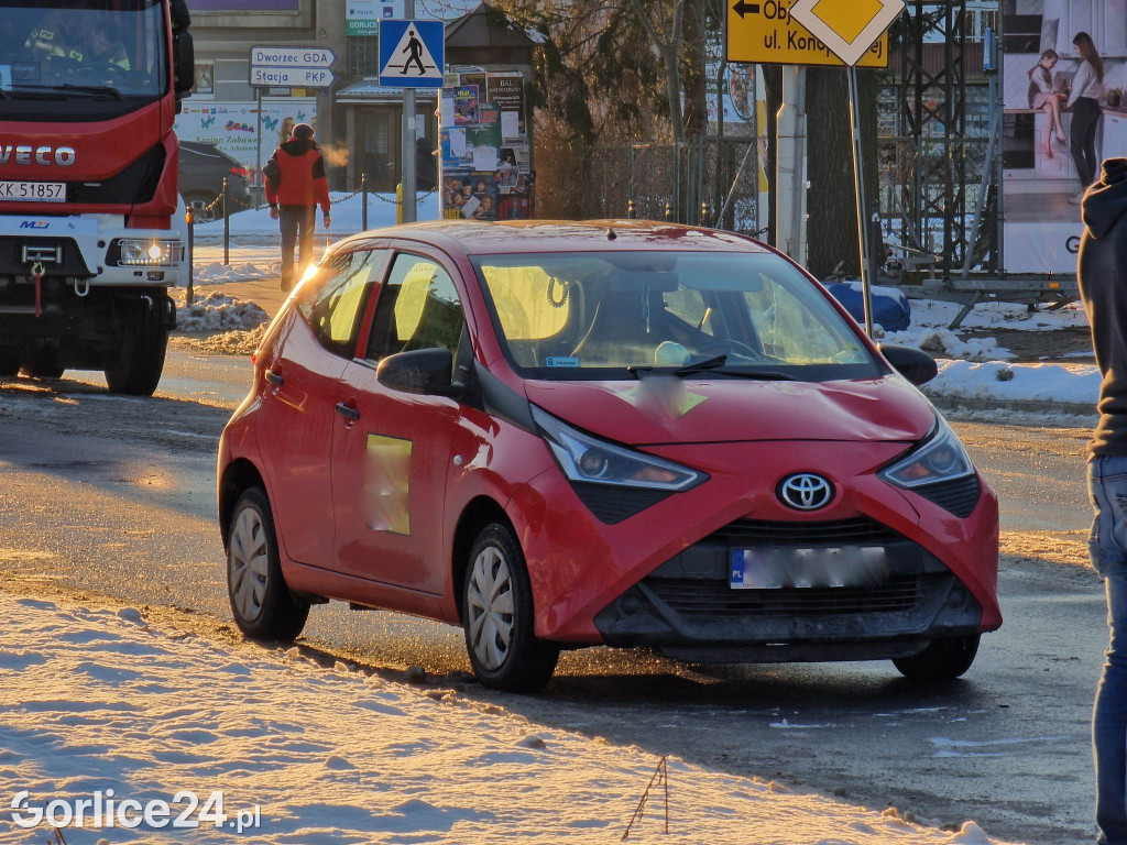 Potrącenie na ul. Bieckiej 08.02
