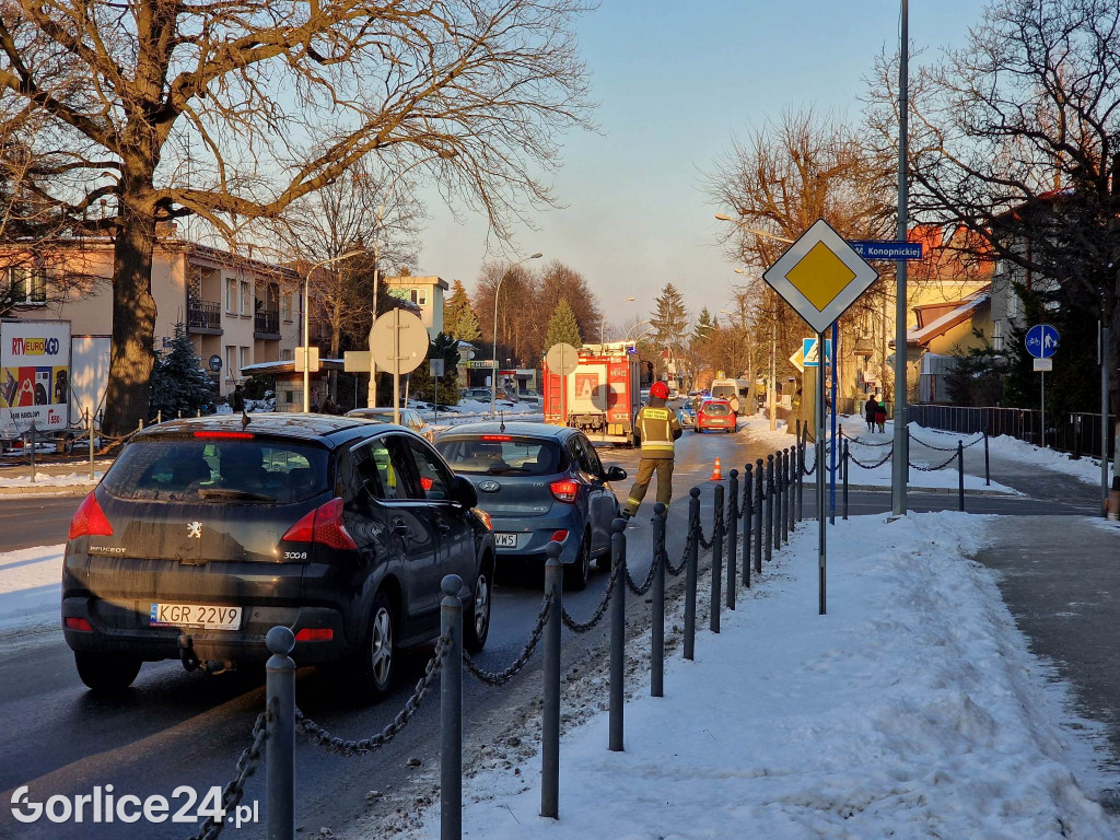 Potrącenie na ul. Bieckiej 08.02