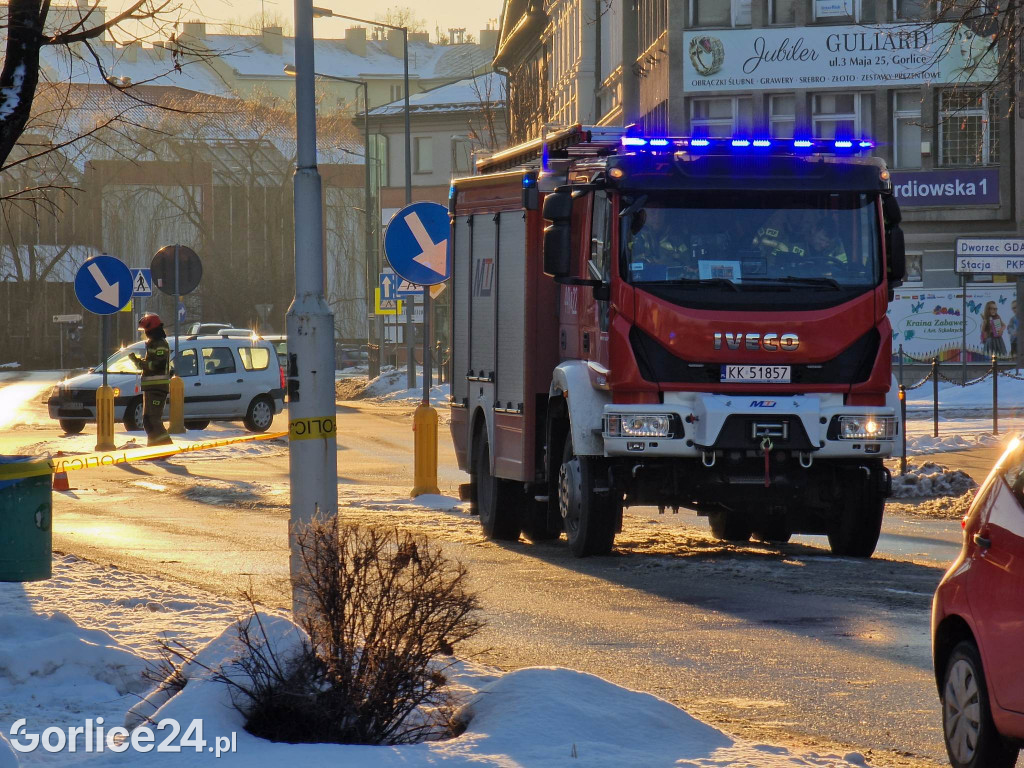 Potrącenie na ul. Bieckiej 08.02
