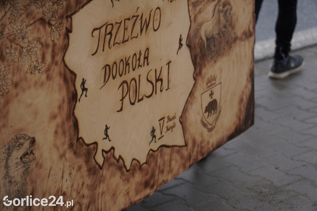 Paweł Kuryło przebiegł przez Gorlice (13.02.)