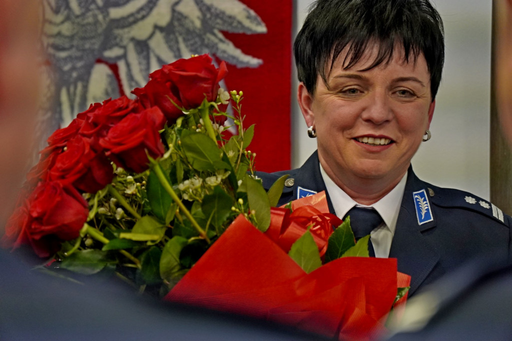 Pożegnanie Komendant KPP w Gorlicach (23.02.)