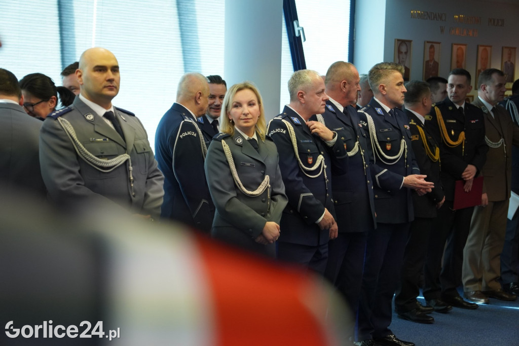 Pożegnanie Komendant KPP w Gorlicach (23.02.)