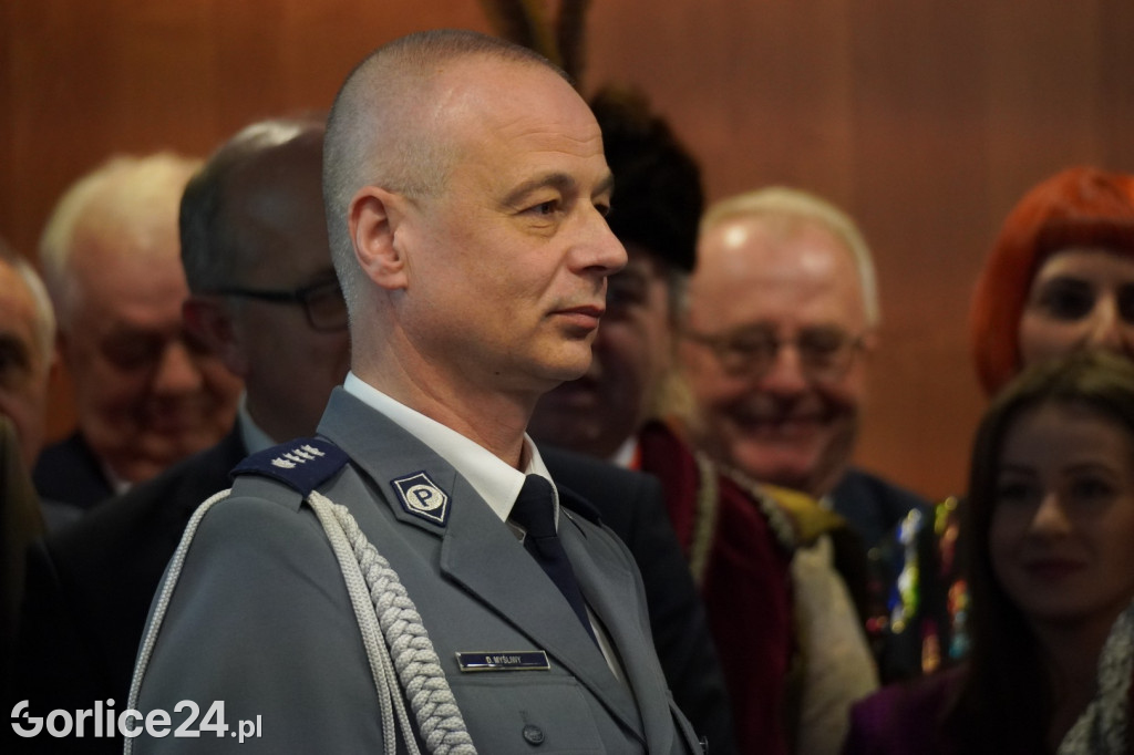 Pożegnanie Komendant KPP w Gorlicach (23.02.)