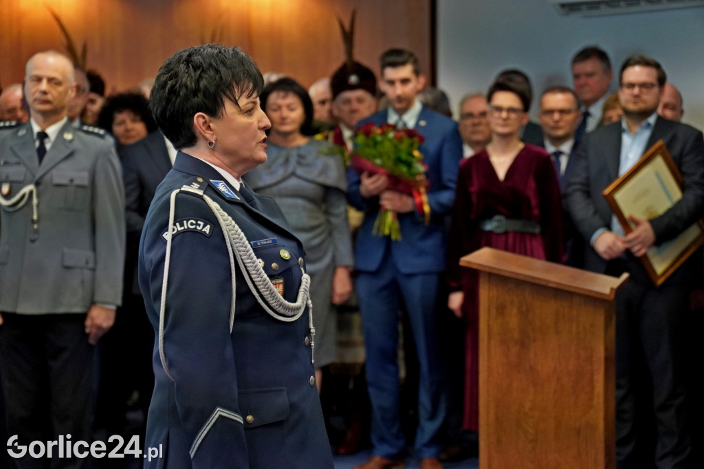 Pożegnanie Komendant KPP w Gorlicach (23.02.)