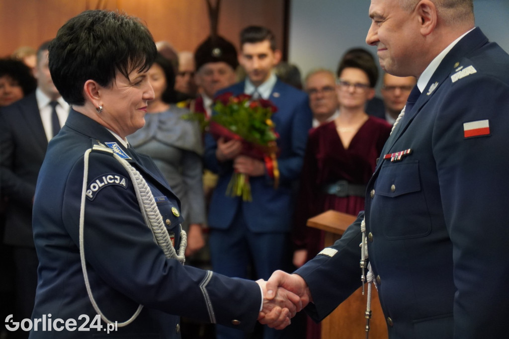 Pożegnanie Komendant KPP w Gorlicach (23.02.)