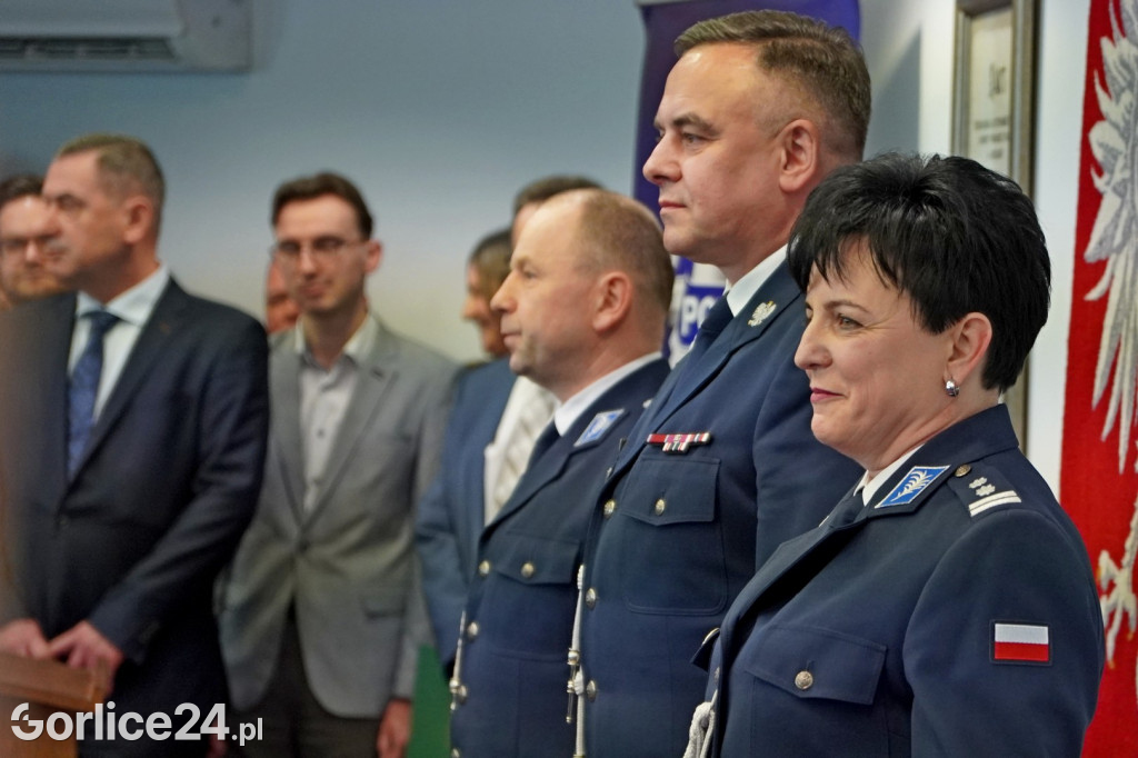 Pożegnanie Komendant KPP w Gorlicach (23.02.)