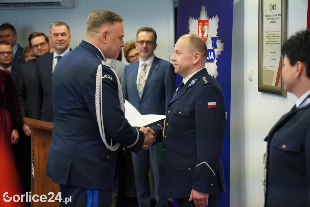 Pożegnanie Komendant KPP w Gorlicach (23.02.)