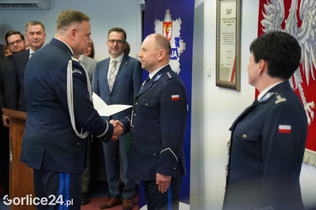 Pożegnanie Komendant KPP w Gorlicach (23.02.)