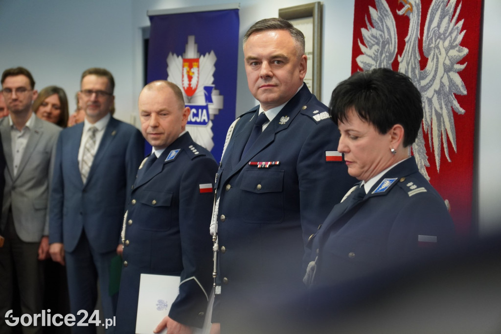 Pożegnanie Komendant KPP w Gorlicach (23.02.)