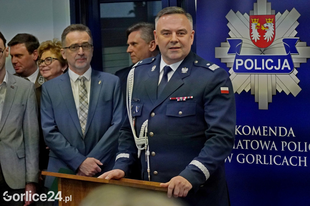 Pożegnanie Komendant KPP w Gorlicach (23.02.)